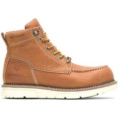 Wolverine Men Lace Boots Wolverine I-90 Duraschocks Moc-Toe - Tan