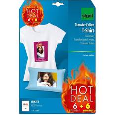 Fotopapir a4 inkjet Sigel T1156 A4 Inkjet T-Shirt