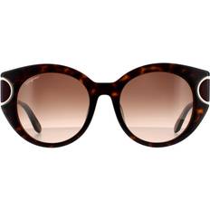 Ferragamo Cat Eye Tortoise Brown Gradient 90041091