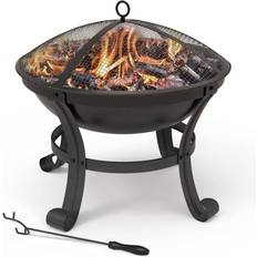 Vounot Fire Pit for Garden with Lid