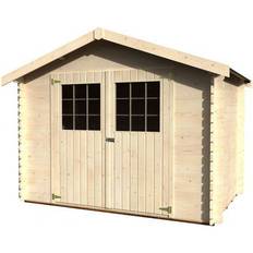 Caseta Madera 317 x 213 cm 28 mm Natural (Área de construcción )