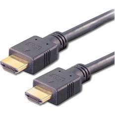 E+P Elektrik HDMI-Verbindungskabel 1m,sw