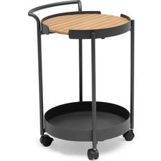 Hillerstorp Lindeby Serveringsvogn Mørkegrå 52 x 45 cm Sidebord