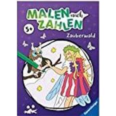 Günstig Bastelkisten Ravensburger Malen nach Zahlen ab 5: Zauberwald, Malbuch