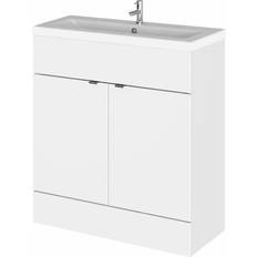 White Vanity Units for Single Basins Hudson Reed Standing