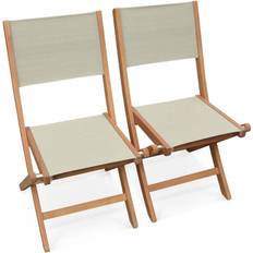 Beige Garden Chairs Sweeek Alice's Garden Set 2
