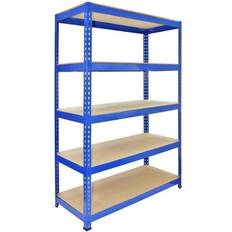 Blue Shelves Monster Racking Q-Rax Boltless Shelving System