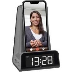 Vækkeur med qi TFA Dostmann 60.2033.10 ICON Charge Digitalwecker mit. [Levering: 4-5 dage]