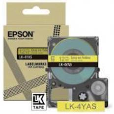 Epson Nastri adesivi Epson LK-4YAS Gray on Soft Yellow Tape Cartridge 12mm