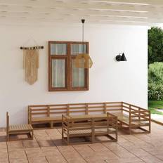 vidaXL 10 Garden Outdoor Lounge Set