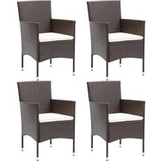 VidaXL Garden Chairs vidaXL 4x Garden Poly Garden Dining Chair