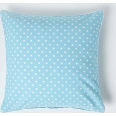 Textiles Homescapes Polka Dots Cushion Cover Blue (60x60cm)