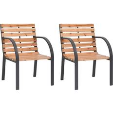vidaXL Garden 2 Garden Dining Chair