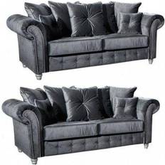 Best Sofas Furniture 786 Zoey Plush Corner Sofa 210cm 2pcs 2 Seater, 3 Seater