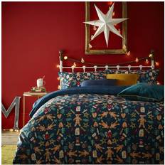 Furn Yuletide Treats Seasonal Duvet Cover Blue