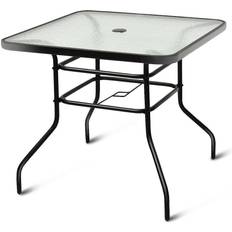 Black Outdoor Dining Tables Costway 32''