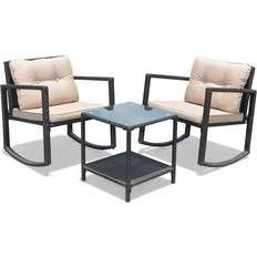 Costway Garden & Outdoor Furniture Costway 3PCS Loungesett