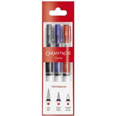 Pennelli Caran Dache Water brush, pack of 3 1 each of Ref 0115-201/202/203 hanging pack