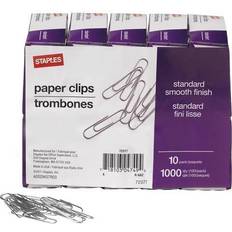 Staples #1 Paper Clips Smooth 1 000/Pack 472480