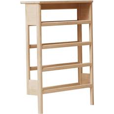 Form & Refine A Line Shelf 72 White Oiled Oak Shoe Rack