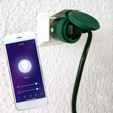 Grøn Fjernafbrydere Star Trading Smart Plug Outdoor