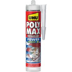 Colles Polyvalentes UHU POLY MAX EXPRESS TRANSPARENT Adhesive sealant Factory colour Transparent 47855 300 g