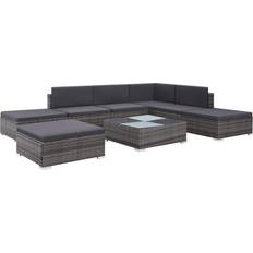 Outdoor Lounge Sets sale vidaXL 8 Poly Outdoor Lounge Set