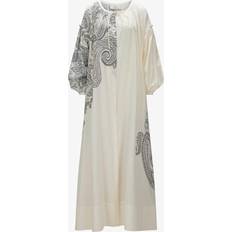 Long Dresses - Oversize Etro Paisley Cotton and Silk Kaftan - Multicoloured