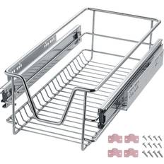 tectake Teleskopschublade für Küchen- und Schlafzimmerschränke 27 cm