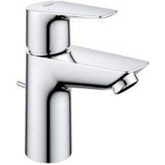 Pop up basin waste Grohe Bauedge S-Size Basin Mixer Tap With Pop Up Waste Chrome