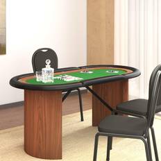Bordspil vidaXL Pokerbord 10 Pers 160 x 80 x 75 cm Grøn