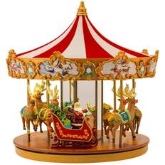 Mr christmas Mr. Christmas Very Merry Carousel Music Box Musical Figurine