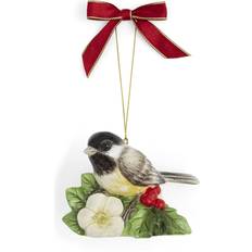Spode Chickadee Bird Christmas Tree Ornament