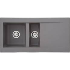 Respekta Evier À Encastrer Granit Mineralite 100 x 50