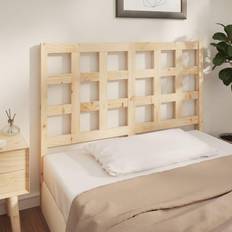 vidaXL Bed 125.5 x 4 x 100 cm Solid Wood Pine Headboard