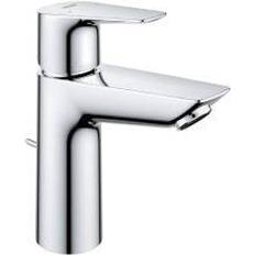 Grohe BauEdge M Size Basin Mixer Tap With Pop Up Waste Chrome