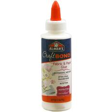 Paper Glue Elmers Elmer's E431 Craft Bond Fabric and Paper Glue 4 oz Clear