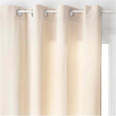 Atmosphera Lilou Ivory Polyester Curtain 140 x 260 cm