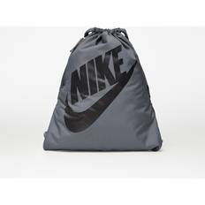 Nike Heritage Drawstring Bag Iron Grey/iron Grey/black, Unisex, varusteet, laukut & reput, Treeni, Harmaa, ONESIZE