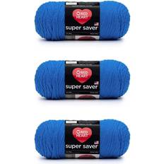 Red Heart Super Saver Yarn-Blue Multipack Of 3