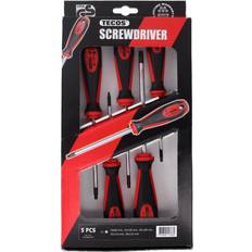 Tecos Torx-skruetrækkere Tecos 5 dele 10,15,20,25,30 Torx-skruetrækker