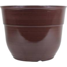 Large plastic garden pots Garden Elements Glazed Brushed Happy Large Plastic Planter 15 in 2 D