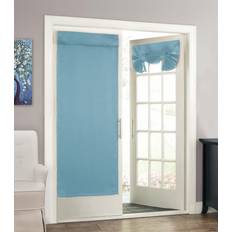 Eclipse French Door Curtain 26 x 68 Turquoise