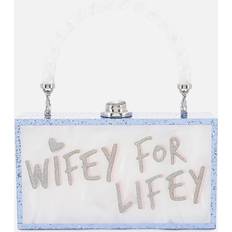 Sophia Webster Women's Cleo Wifey For Lifey Purse Pearl Blue