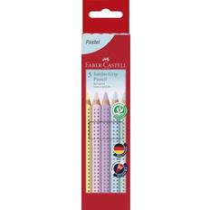 Schwarz Buntstifte Faber-Castell Buntstift Jumbo Grip Pastell 5er-Etui