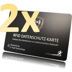 RFID Blokeringskort Dobbeltpakke - Sort