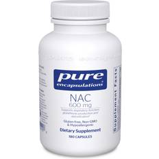 Amino Acids Pure Encapsulations NAC 600 mg N-Acetyl Cysteine Amino Acid