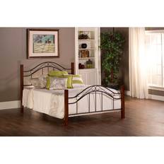 Twin bed frame and mattress set Hillsdale Furniture Matson Cherry Twin Complete Bed