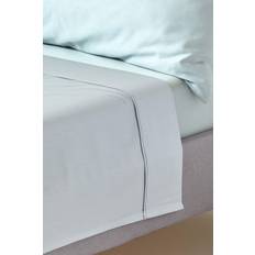 400 thread count Homescapes King, Duck Egg 400 Thread Count Bed Sheet Blue