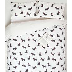 Textiles Homescapes Double: 200 Digitally Duvet Cover White